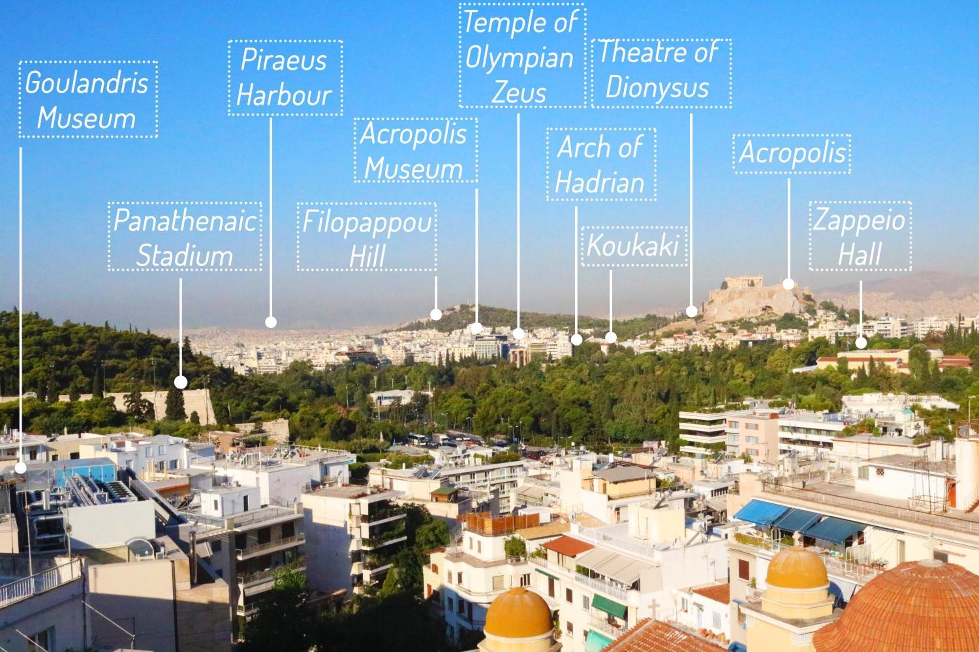 شقة Penthouse With Acropolis View أثينا المظهر الخارجي الصورة