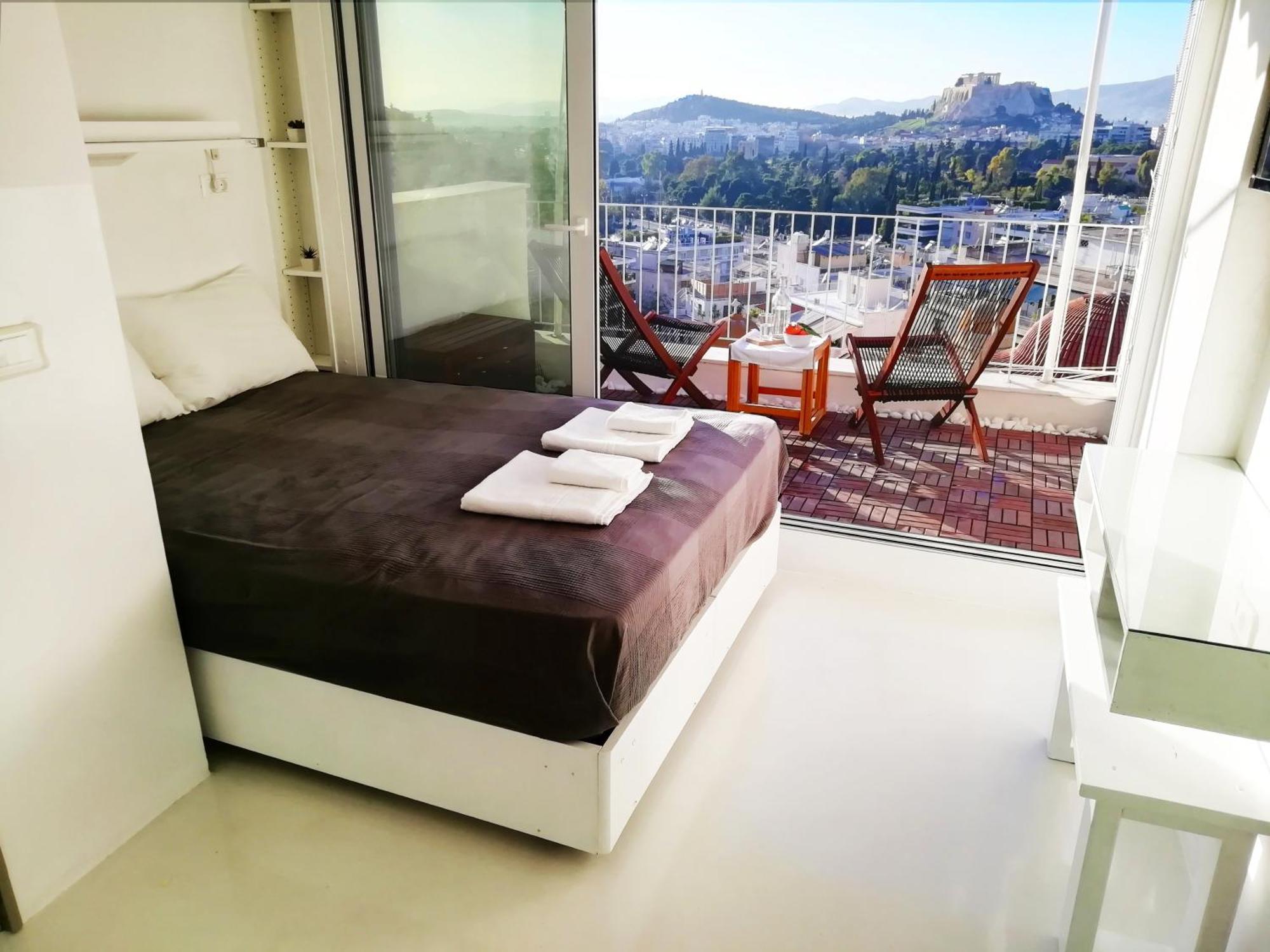 شقة Penthouse With Acropolis View أثينا المظهر الخارجي الصورة